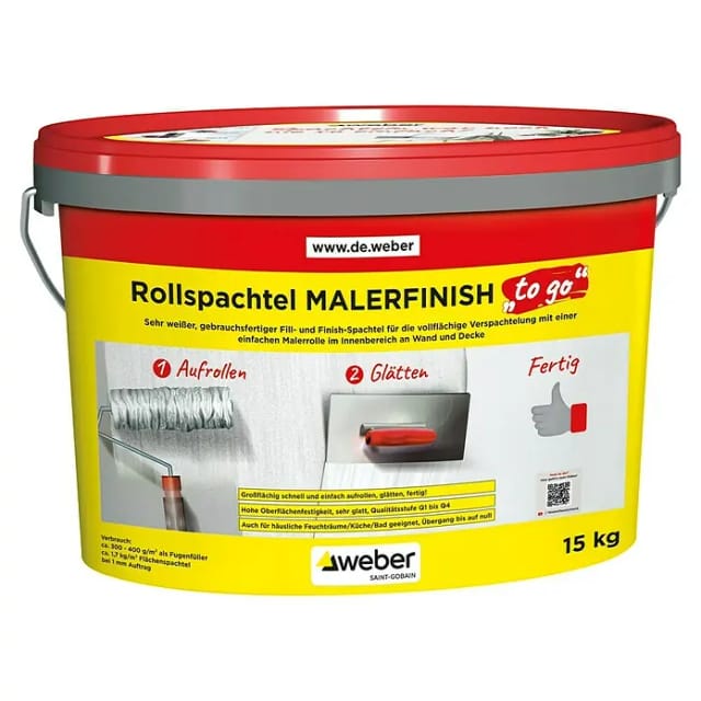 Weber Rollspachtel Malerfinish to go 15 kg