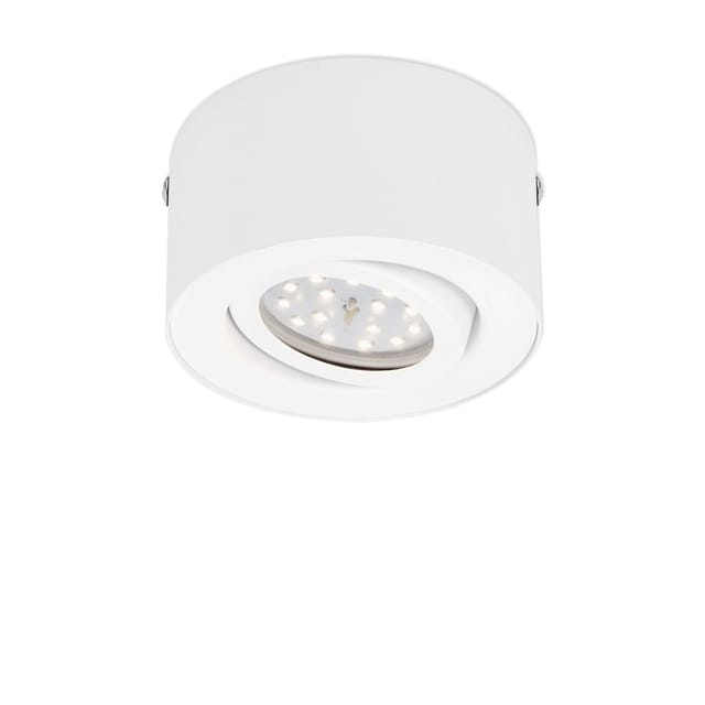 Briloner LED-Decken- & Wandlampe Tube Weiß rund 5 x 9 cm