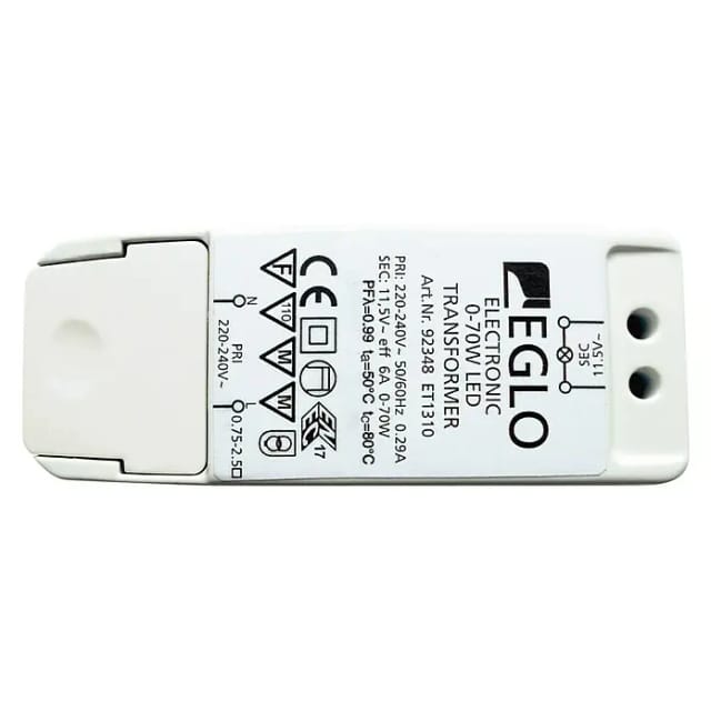 Eglo Transformator Weiß 2,8 cm x 4,4 cm