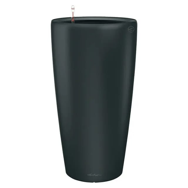 Lechuza® Pflanzgefäß Rondo Premium 40 Basaltgrau Matt Ø 40 cm
