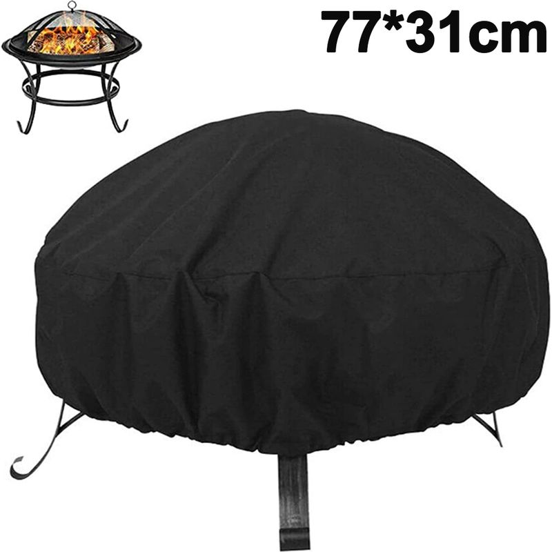 Schutzhülle Für Grill – Wasserdicht, Uv-beständig, Wind- Und Staubdicht – Für Runde Gasgrills Im Freien – Größe L 102 X 46 Cm