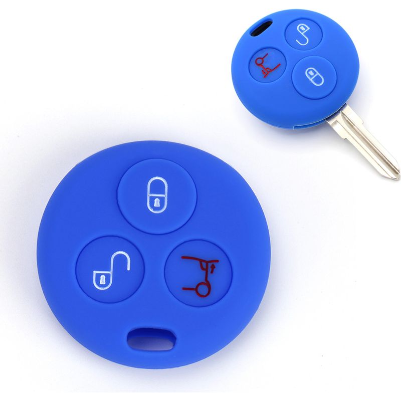 Silikonhülle Für Smart-key-fernbedienung – Stoßfest Und Rutschfest – Kompatibel Mit Smart 450 Und Fortwo Coupé 450 – 1 Stück