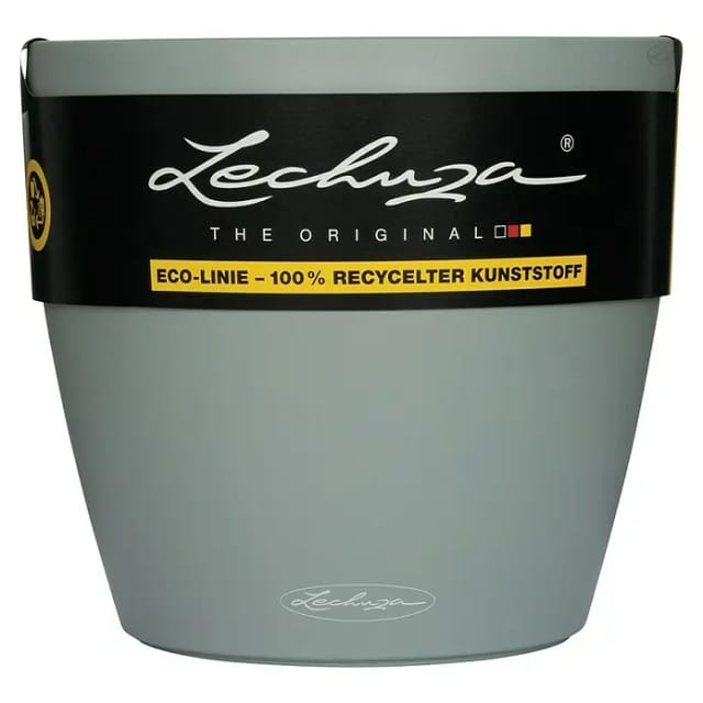 Lechuza® Pflanzgefäß Classico Color Eco 18 Hellgrau Ø 19 cm