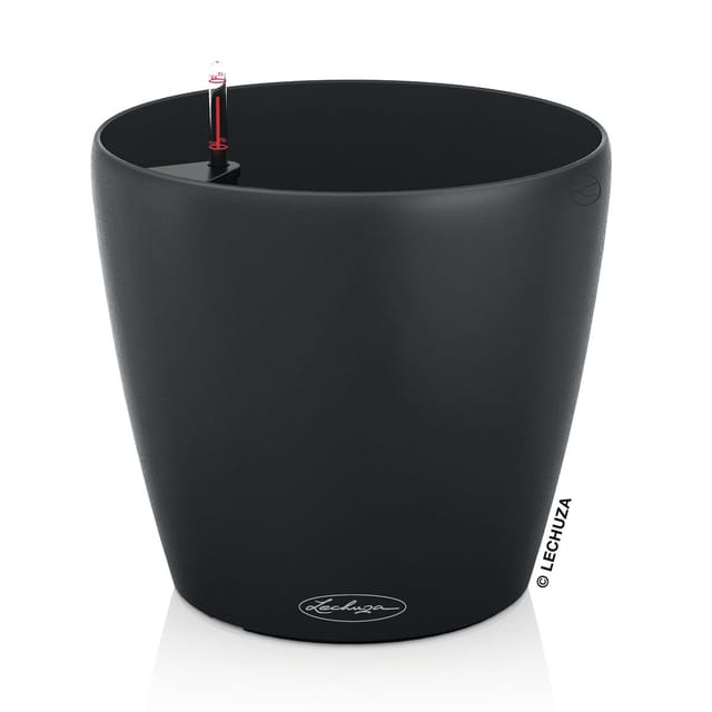Lechuza® Pflanzgefäß Classico Color Eco 18 Dunkelgrau Ø 19 cm