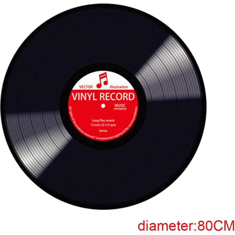 Runder Vinylteppich – 60 Cm X 80 Cm X 100 Cm – 6 Mm Rutschfest – Für Wohnzimmer, Schlafzimmer, Küche, Badezimmer – 1 Stück