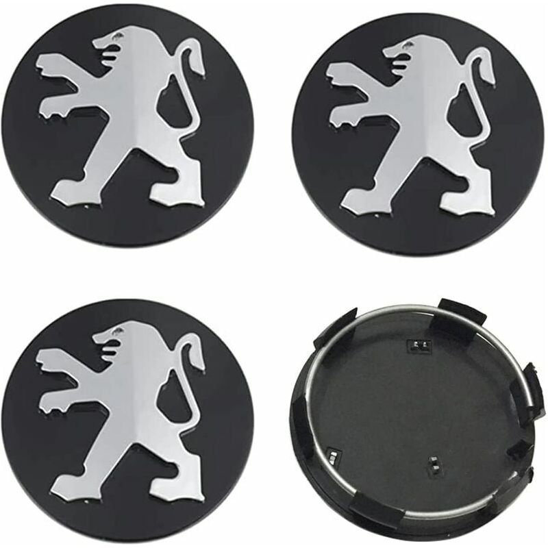 Radkappen Für Kraftfahrzeuge – 60 Mm – Aluminium + Abs – Für Stahlfelgen – 4er-set