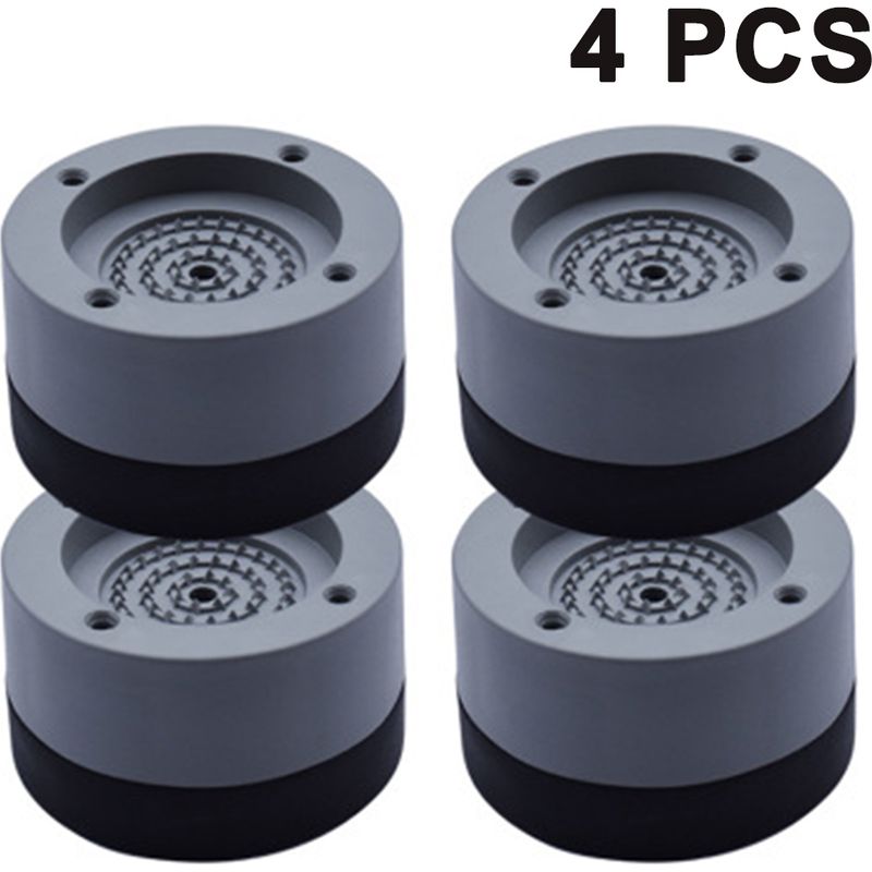 Vibrationsdämpfer – Für Waschmaschine, Trockner, Kühlschrank – Rutschfest, Feuchtigkeitsbeständig – 4er-pack