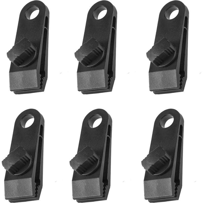 Planenclips – Aus Robustem Pa-material – Wind- Und Wasserbeständig – Für Gartenhäuser, Zelte, Sofas, Grills, Pflanzenabdeckungen – 6er-pack