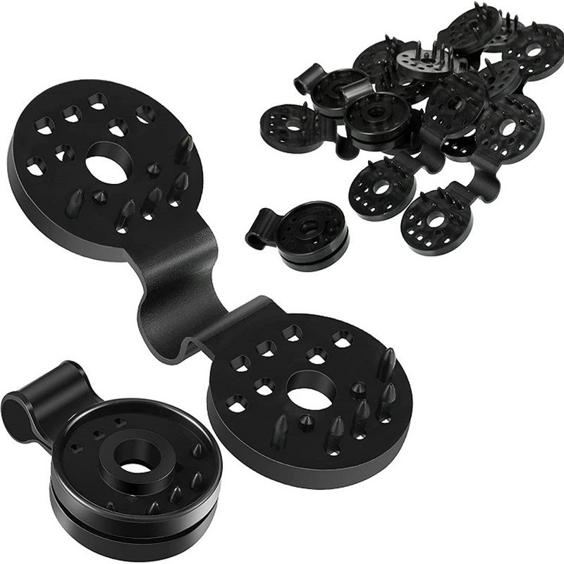 Kunststoffclips Für Schattiergewebe – 10,5 X 3,8 Cm – Schwarz, Weiß, Rot, Grün – Für Gewächshaus, Garten, Außenbereich, Vogelschutznetze – 50er-packung