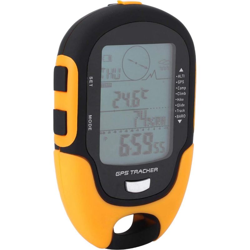 Digitales Barometer, Höhenmesser, Gps Und Beidou, Digitaler Kompass, Thermometer, Hygrometer, Notlicht, Usb-aufladbar, Für Wandern Und Outdoor-aktivitäten, 1 Stück