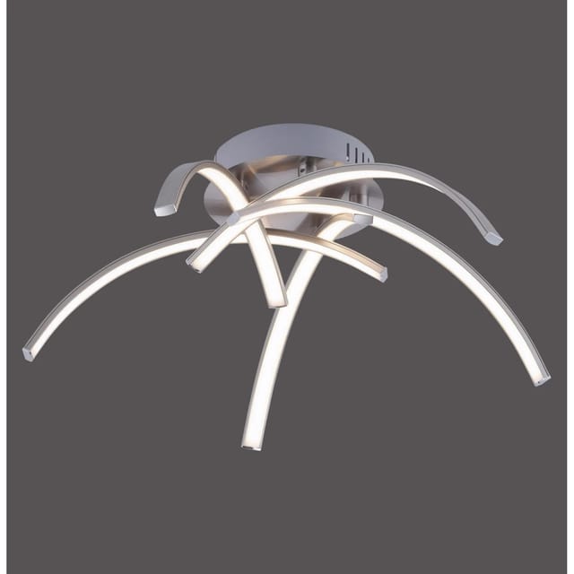 Just Light. LED-Deckenleuchte Valerie Stahl 47 x 47 cm