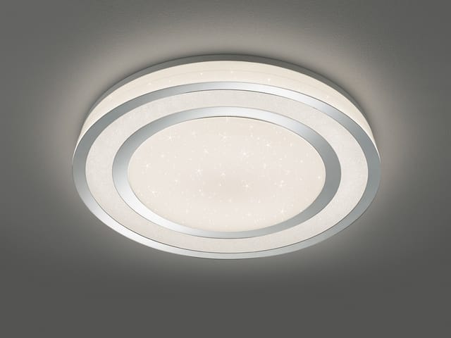 Trio LED-Deckenleuchte Noriaki Sternenhimmel Ø 59,5 cm Chrom