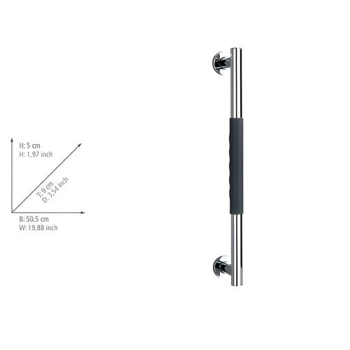Wenko Wandhaltegriff 50,5 cm Secura Schwarz