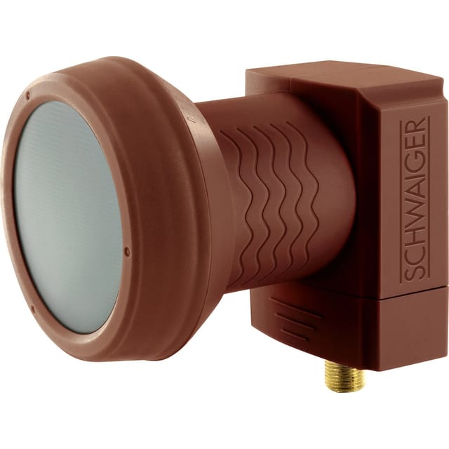 Schwaiger Single-LNB Sun Protect Digital Ziegelrot