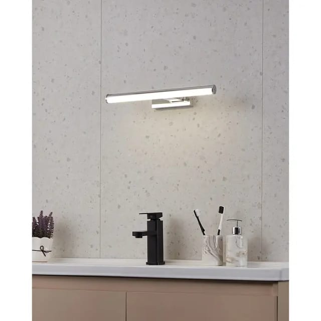 Eglo LED-Spiegelleuchte Vadumi Chrom-Weiß 40 cm