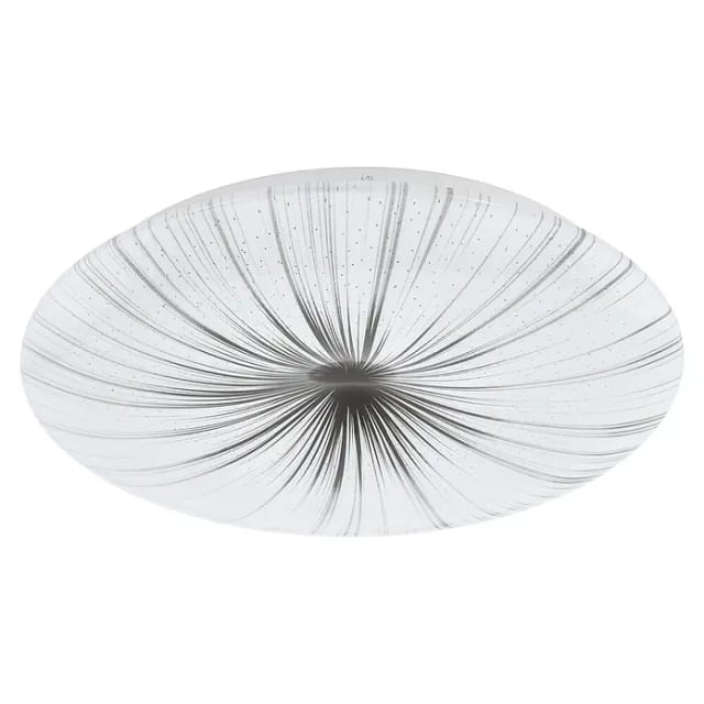 Eglo LED-Deckenleuchte Nieves Weiß-Silber 41 cm