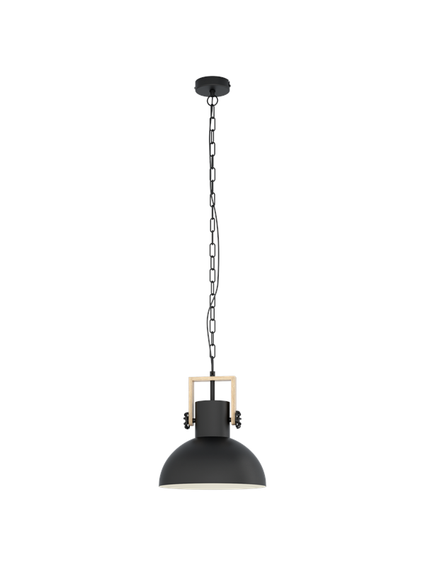 Eglo Pendelleuchte Lubenham Schwarz-Braun