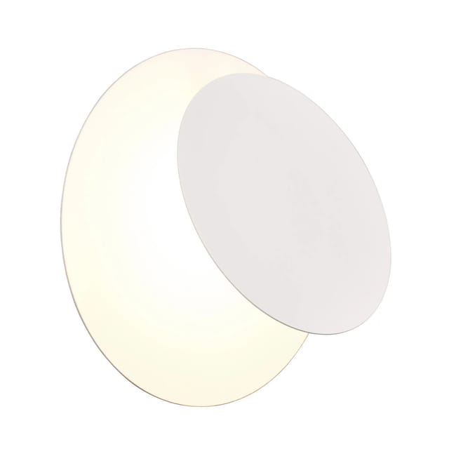 Trio LED-Wandlampe Mio Weiß matt rund