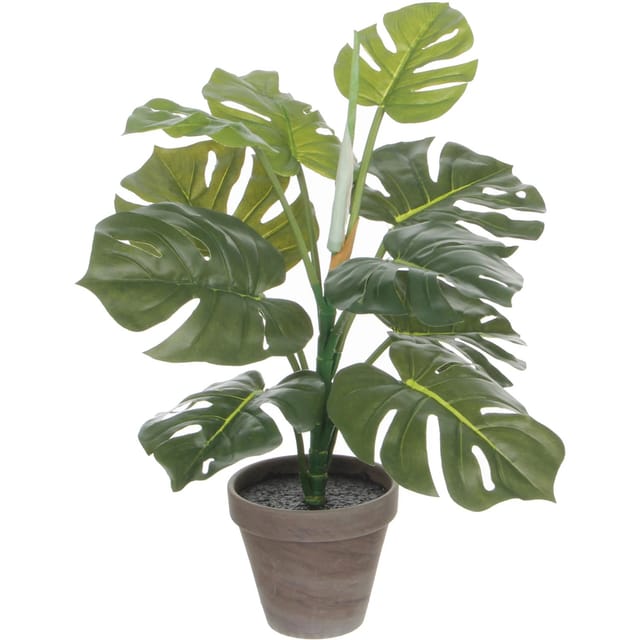 Mica Decorations Kunstpflanze Monstera H 48 cm, Ø: 39 cm