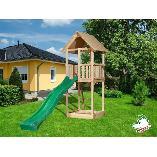 Tabaluga Drachenturm Natur Sparset inkl. Wellenwasserrutsche