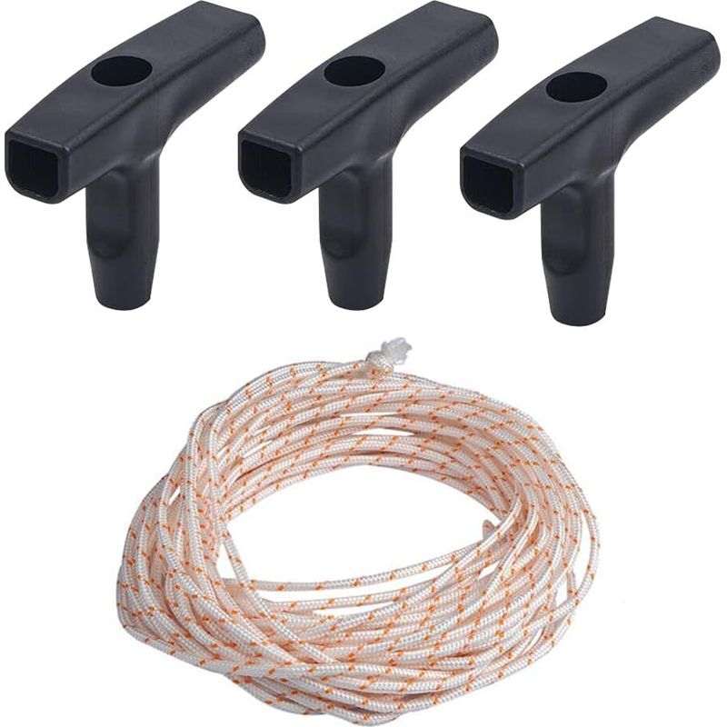 Anlaufseil – 10 M – 3 Mm Durchmesser – Für Rasenmäher, Kettensäge, Freischneider – 3er-pack