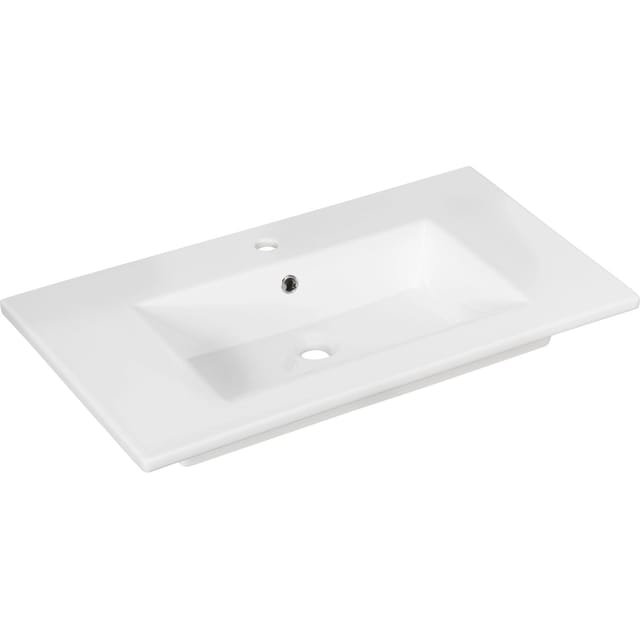 Fackelmann Handwaschbecken B.Perfect 82 cm Weiß