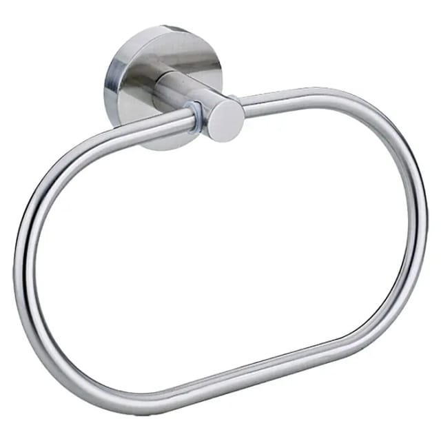 Tesa Handtuchring Moon Edelstahloptik