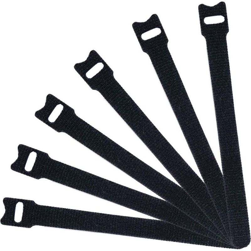 Wiederverwendbare Kabelbinder – Selbstklebender Klettstreifen 15,2 Cm X 1,8 Cm – Für Die Verkabelung Zu Hause Und Im Büro – 50er-packung
