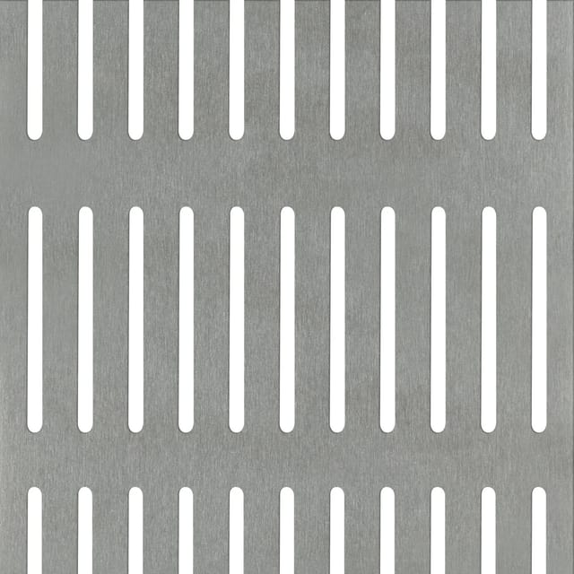 Lochblech eloxiert Schlitz-Lochung 200 mm x 1000 mm x 0,8 mm