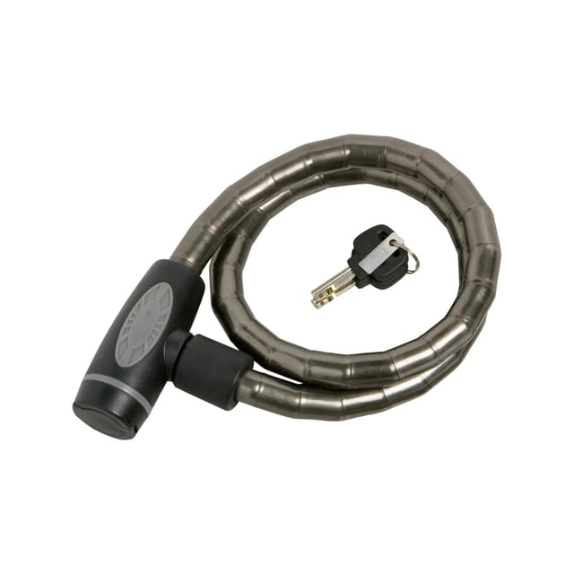 LUX-TOOLS Fahrrad Panzerkabel-Schloss 85 cm