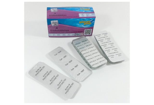 Nachfülltabletten für Poolwasser-Tester Aqua Inspektor 9 Blister