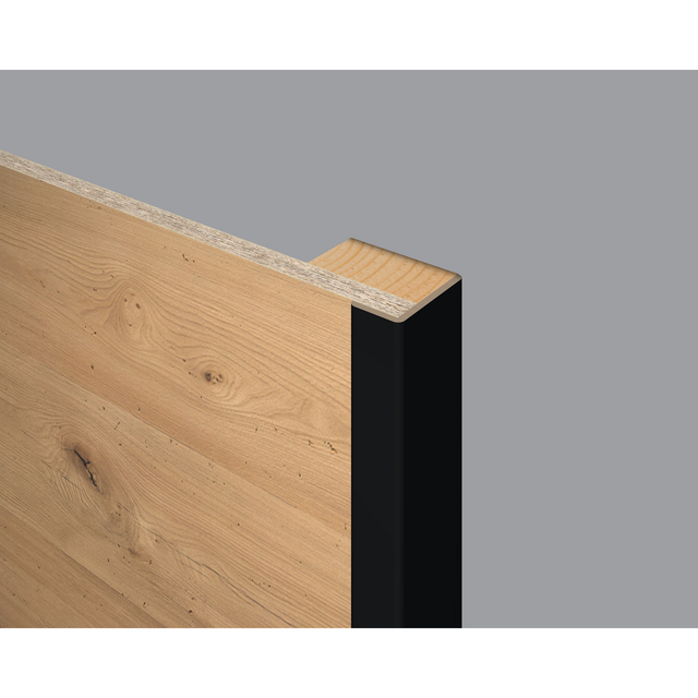 Egger Winkelleiste Wandverkleidung Decowall WL537 2,4 m Schwarz