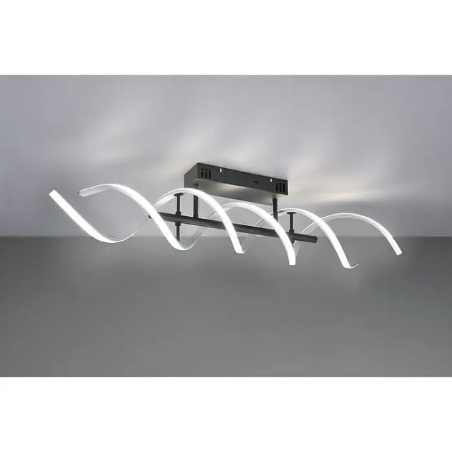 Trio LED Deckenleuchte Sequence Aluminium gebürstet