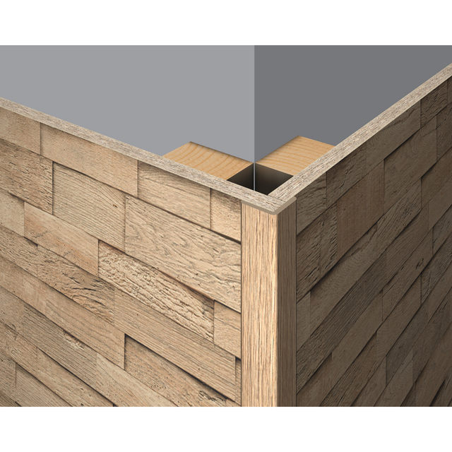 Egger Faltleiste Wandverkleidung Decowall FL007 Laxfield 2,4 m Eiche