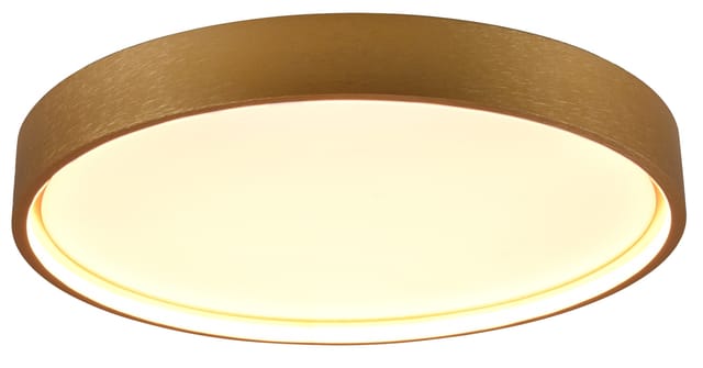 Trio LED Deckenleuchte Doha Messing matt Ø 45 cm