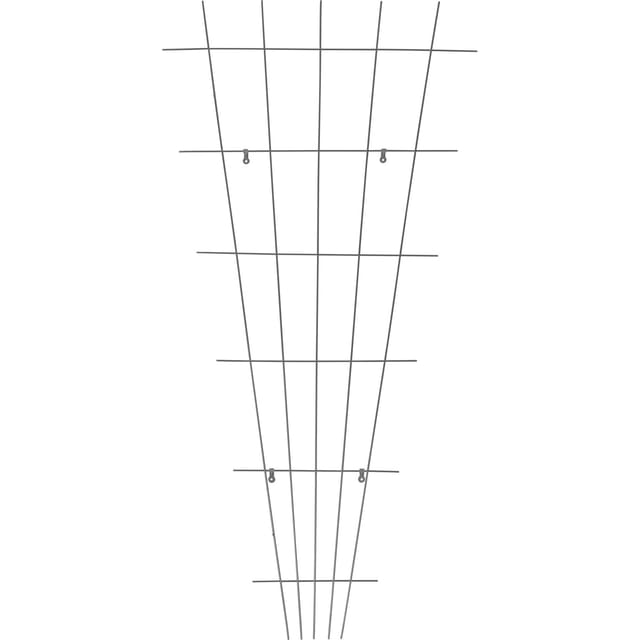Fächerspalier 150 cm x 75 cm Anthrazit