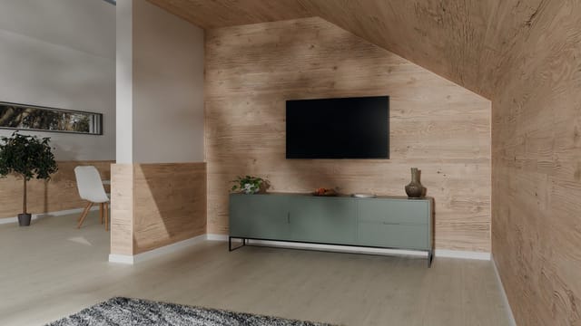 Egger Abdeckleiste Wandverkleidung Decowall AL006 Namur 2,4 m Fichte
