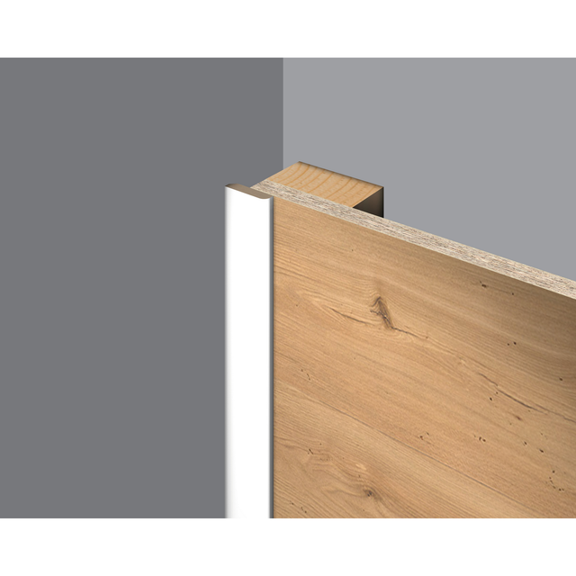 Egger Abdeckleiste Wandverkleidung Decowall AL201 Weiß 2,4 m