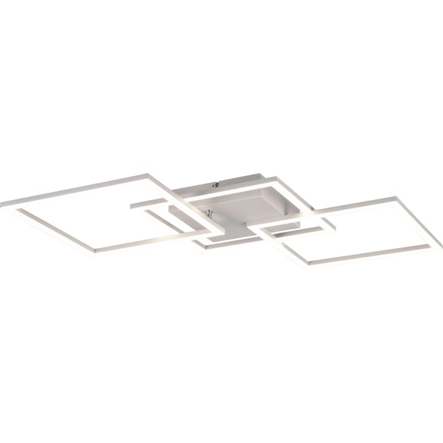 Reality LED Deckenleuchte Trail Weiß matt 7 x 52,6 x 52,6 cm
