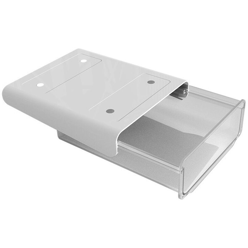 Untertischschublade – Transparenter 1-stöckiger Schreibtisch-organizer – Maximale Belastung 5 Kg – Doppelseitiges Klebeband – Für Küche, Schlafzimmer, Badezimmer