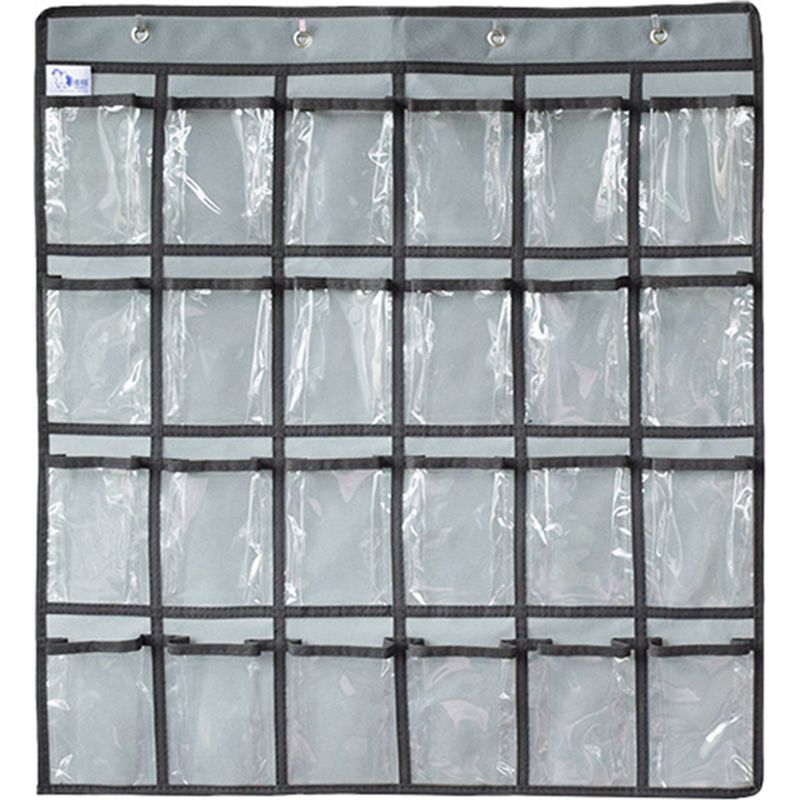 Schmuckaufbewahrungsbeutel – 24 Transparente Fächer – Für Halsketten, Ohrringe, Ringe, Armbänder – Faltbar – 1 Stück