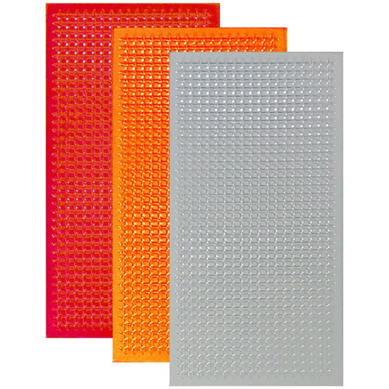 Scheinwerfer-reparaturset Für Fahrzeuge – Reparaturfolie Für Rückleuchten Und Blinker – Vorgeschnittenes Pvc-gitter – Transparentes Bernsteinrot – 3-teilig