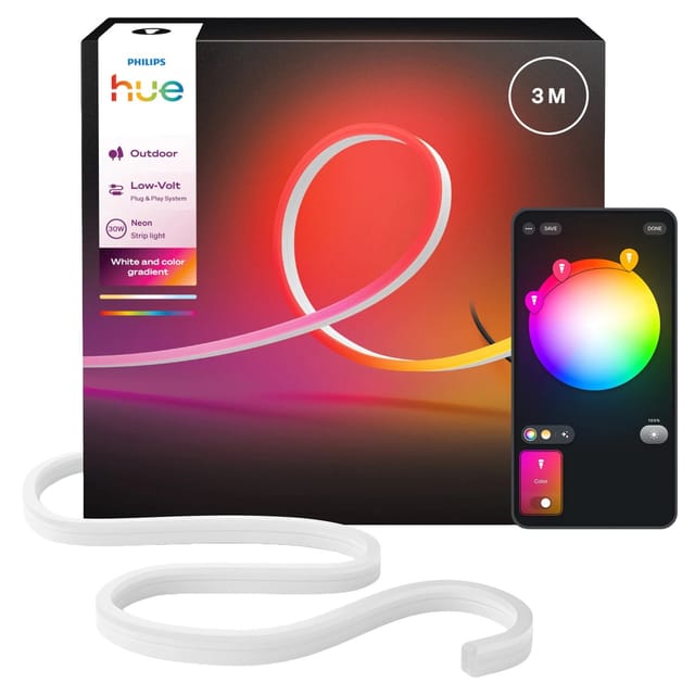Philips Hue Outdoor-Lightstrip Gradient Neon 30 W 1.100,m RGBW 3 m