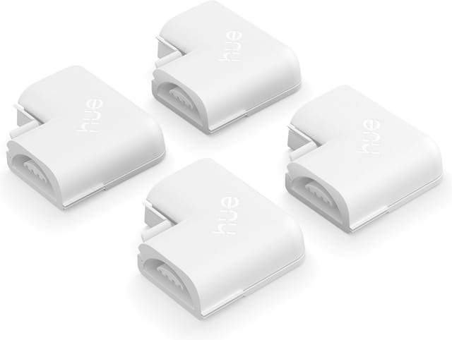 Philips Hue L-Verbindungsstück Flux für LED-Streifen 4 Stück Weiß