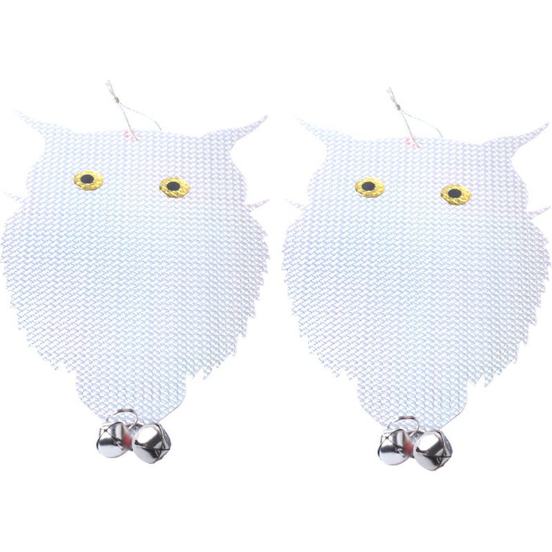 Eulen-vogelscheuche – Reflektierende Antikollisions-fensterabwehr – Für Garten, Pool, Fahrzeug – 2er-pack