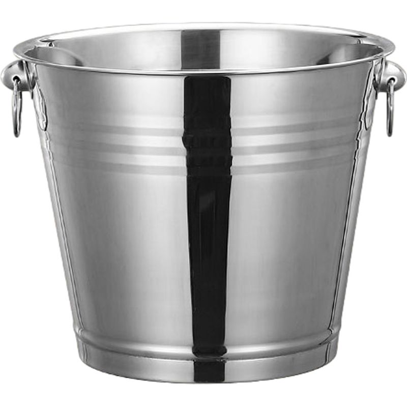 Eisbehälter – Isolierter Edelstahl – Mit Deckel, Löffel, Zange Und Filter – 24 X 21 X 18 Cm – 1 Stück