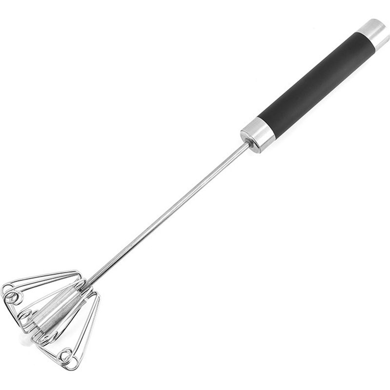 Handbesen – Druckbesen Aus Edelstahl – Für Eier, Sahne, Teig – Für Den Hausgebrauch – 1 Stück