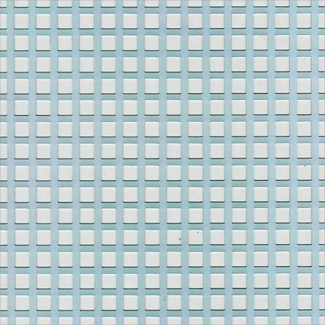 Lochblech Lochung Quadr 10 mm x 10 mm Alu Silb Elox 250 mm x 500 mm x 0,8 mm