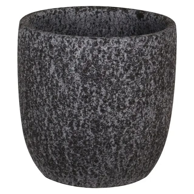 Keramik-Übertopf Vulcano Ø 14 cm x 13 cm Dunkelgrau