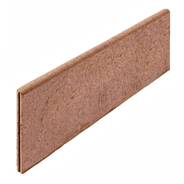 Kann Rasenkantenstein Beton Braun abgerundet 30 cm x 100 cm x 5 cm